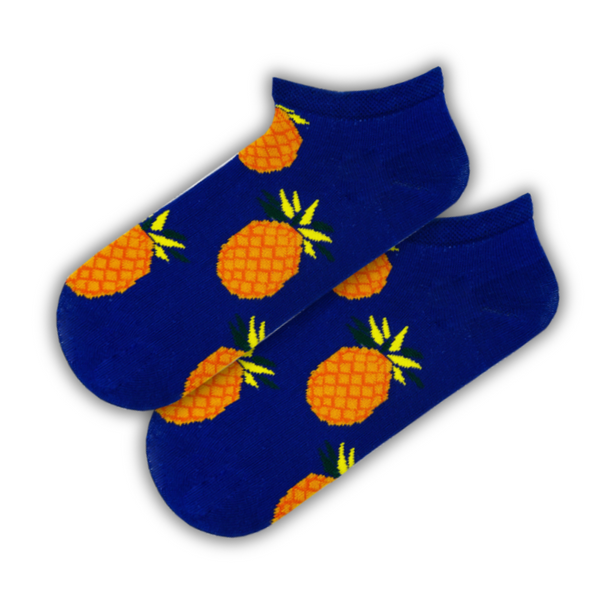 Pineapple AnklePurple Socks