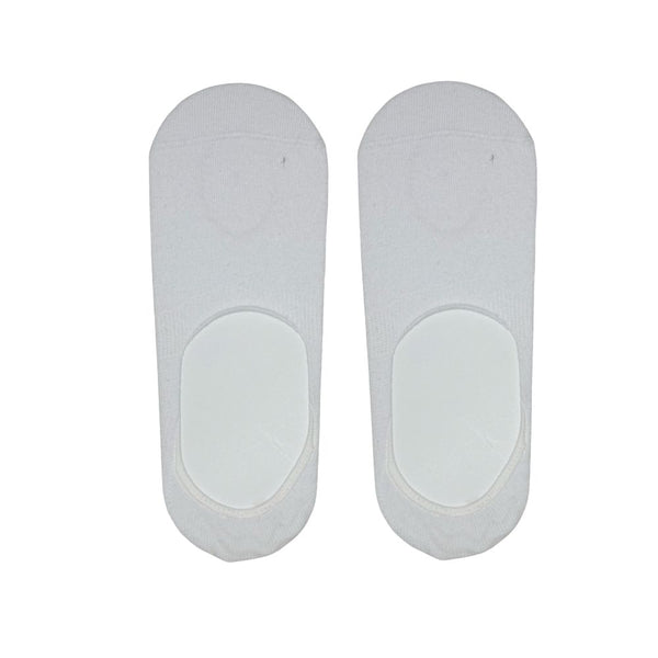 White Invisible Socks