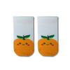 Cute Orange Fruit Ankle Socks
