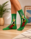 Asterix Warrior Cartoon Crew Socks