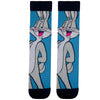 Bugs Bunny Socks, perfect for Looney Tunes fans! Featuring a bold, full-body Bugs Bunny design on a bright blue background