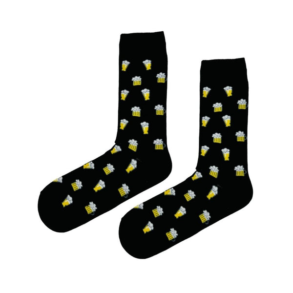 Cheers & Beers Patterned Socks, the perfect pick for party lovers and casual sippers!