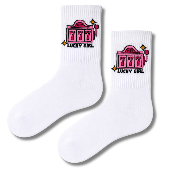 777 Lucky Girl Socks