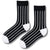 Black & White Striped Crew