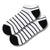Black & White Striped Ankle