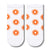 Orange Slice Pattern Ankle