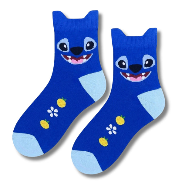 Stitch Blue Low Cut
