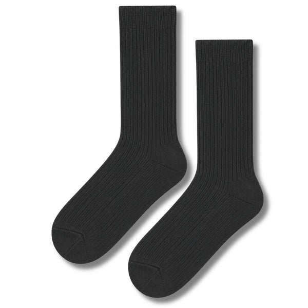 Ribbed Wool Dark Grey