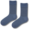 Premium Steel Blue Dibity Socks