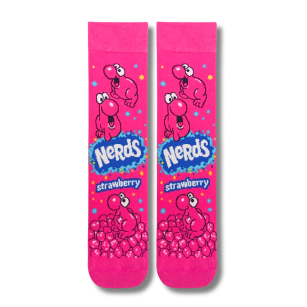 Nerds Strawberry Candy Crew Socks