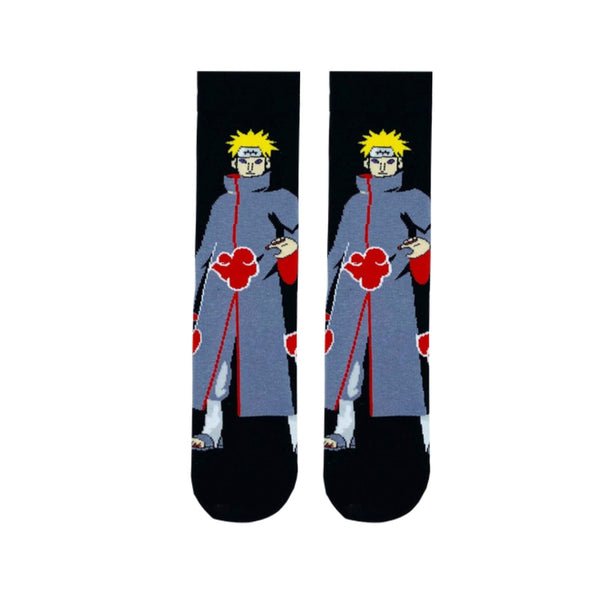 Naruto Black Ninja Crew Socks – the perfect socks for anime lovers and streetwear fans alike! Featuring iconic ninja-inspired design
