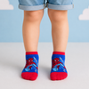 Red and blue Spider-Man ankle socks for kids aged 3–5 years