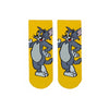 Tom the Cat Kids Socks, inspired by the beloved Tom & Jerry duo! Featuring Tom in a playful stance on a vibrant yellow background