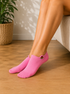 Watermelon Embroidered Ankle Socks with a detailed watermelon fruit embroidery on a low-cut ankle sock.