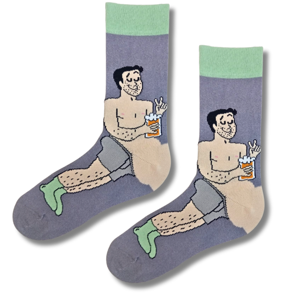 Beer Belly Crew Socks