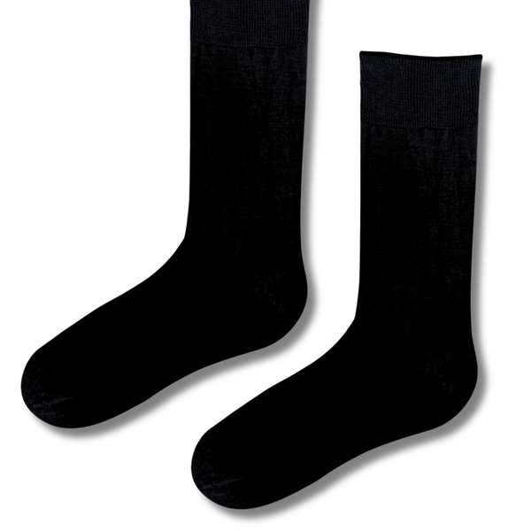 Black Soft Formal Socks