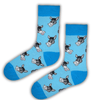 Blue Donkey Face Crew Socks