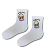 Cake It Easy White Crew Socks