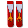 Chicken Leg Funny Crew Socks