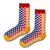 Color Block Checkerboard Socks
