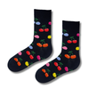Colorful Cherry Pattern Socks