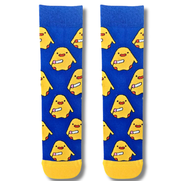 Criminal Duck Blue Socks