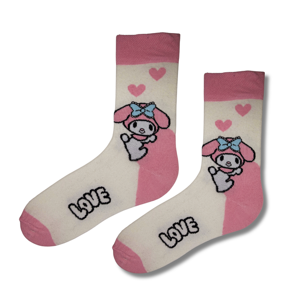Cute My Melody Love Socks