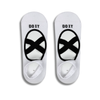 DO IT White Pilates Grip Socks