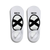 DO IT White Pilates Grip Socks