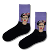 Frida Kahlo Portrait Crew Socks