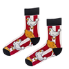 Fried Chicken Stripes Crew Socks