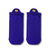 Funny Eyes Embroidered Purple Ankle Socks