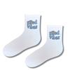 Good Vibes Daisy White Crew Sock