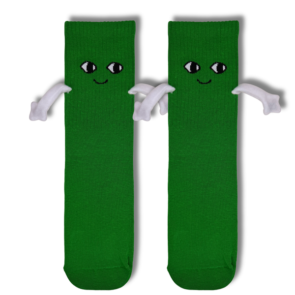 Green Magnetic Hug Socks