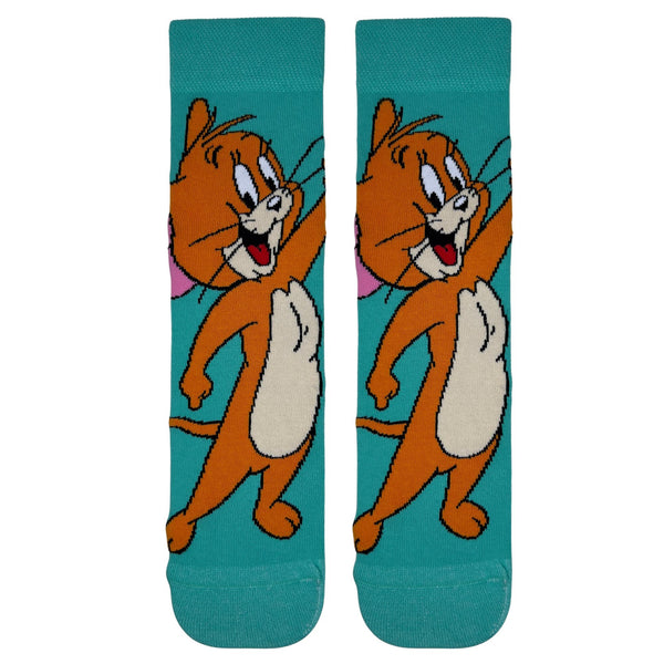 Jerry Mouse socks! Featuring the cheeky and clever half of the legendary Tom and Jerry duo,