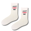 Just Kiss Me Red Kiss Socks