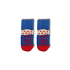 Kids Snail Non-Slip Grip Socks – Blue & Red (1–2 Years)