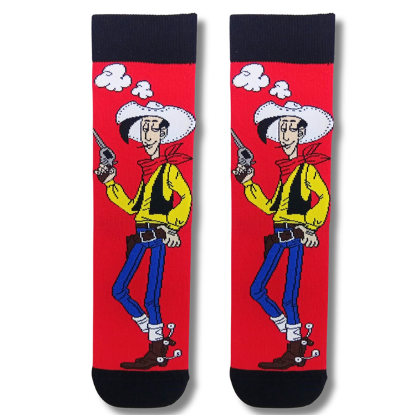 Lucky Luke Cowboy Crew Socks