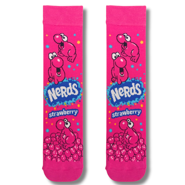 Nerds Strawberry Candy Crew Socks