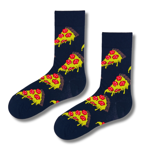 Pepperoni Pizza Slice Crew Socks