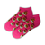 Pink Citrus Patterned Ankle Socks
