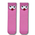 Pink Googly Eyes Crew Socks