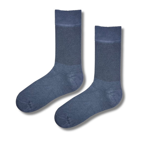Premium Steel Blue Dibity Socks