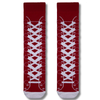 Lace Sneaker Red Socks