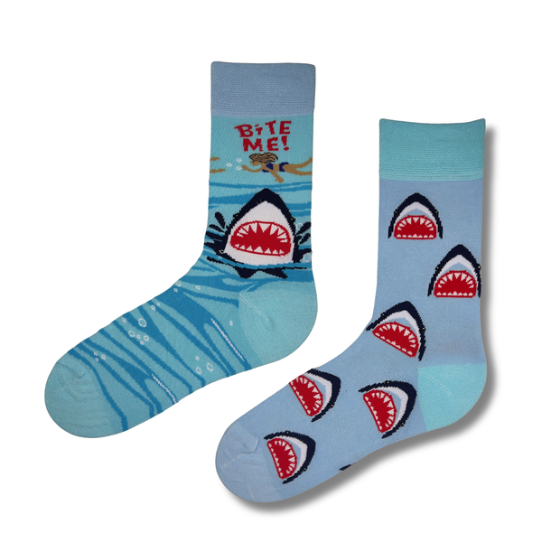 Shark Bite Me Socks