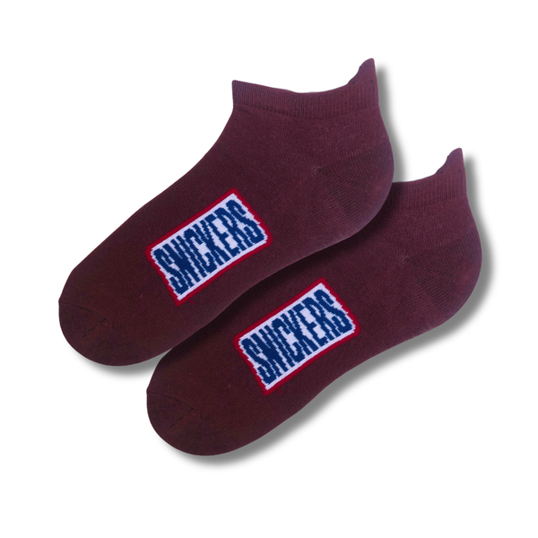 Snickers Brown Ankle Socks