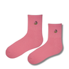 Pink Watermelon Embroidery Socks