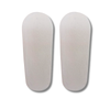 White Crossover Pilates Grip Socks