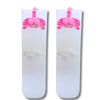 White Pompom Pink Cat Socks