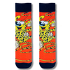 Wild Cheetah Cartoon Crew Socks